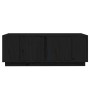 Mesa de centro de madera maciza de pino negro 110x50x40 cm de vidaXL, Mesas de centro - Ref: Foro24-814433, Precio: 88,91 €, ...