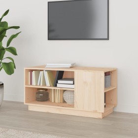 Mueble de TV de madera maciza de pino 80x35x40,5 cm de vidaXL, Muebles TV - Ref: Foro24-814404, Precio: 59,99 €, Descuento: %