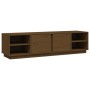 Honey brown solid pine wood TV cabinet 156x40x40 cm by vidaXL, TV Furniture - Ref: Foro24-814457, Price: 102,44 €, Discount: %