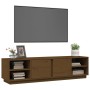 Honey brown solid pine wood TV cabinet 156x40x40 cm by vidaXL, TV Furniture - Ref: Foro24-814457, Price: 102,44 €, Discount: %