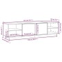 Honigbrauner TV-Schrank aus massivem Kiefernholz, 156 x 40 x 40 cm von vidaXL, TV-Möbel - Ref: Foro24-814457, Preis: 102,44 €...