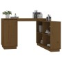 Honey brown solid pine wood desk 110x50x75 cm by vidaXL, Desks - Ref: Foro24-814507, Price: 131,54 €, Discount: %