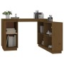 Honey brown solid pine wood desk 110x50x75 cm by vidaXL, Desks - Ref: Foro24-814507, Price: 131,54 €, Discount: %