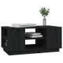 Mesa de centro de madera maciza de pino negro 90x49x40,5 cm de vidaXL, Mesas de centro - Ref: Foro24-814403, Precio: 75,99 €,...