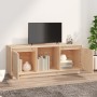 Mueble de TV de madera maciza de pino 110,5x35x44 cm de vidaXL, Muebles TV - Ref: Foro24-814339, Precio: 91,99 €, Descuento: %