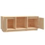 TV-Schrank aus massivem Kiefernholz, 110,5 x 35 x 44 cm von vidaXL, TV-Möbel - Ref: Foro24-814339, Preis: 83,26 €, Rabatt: %