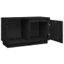 Solid black pine wood TV cabinet 74x35x44 cm by vidaXL, TV Furniture - Ref: Foro24-814338, Price: 54,99 €, Discount: %