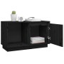 Mueble de TV de madera maciza de pino negro 74x35x44 cm de vidaXL, Muebles TV - Ref: Foro24-814338, Precio: 54,38 €, Descuent...