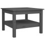 Solid gray pine wood coffee table 55x55x40 cm by vidaXL, Coffee table - Ref: Foro24-814271, Price: 62,57 €, Discount: %