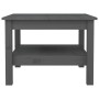 Solid gray pine wood coffee table 55x55x40 cm by vidaXL, Coffee table - Ref: Foro24-814271, Price: 62,57 €, Discount: %