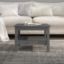 Solid gray pine wood coffee table 55x55x40 cm by vidaXL, Coffee table - Ref: Foro24-814271, Price: 62,57 €, Discount: %