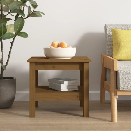 Solid honey brown pine wood coffee table 45x45x40 cm by vidaXL, Coffee table - Ref: Foro24-814267, Price: 55,03 €, Discount: %