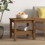 Mesa de centro madera maciza de pino marrón miel 45x45x40 cm de vidaXL, Mesas de centro - Ref: Foro24-814267, Precio: 55,03 €...