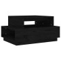 Mesa de centro madera maciza de pino negro 80x55x40,5 cm de vidaXL, Mesas de centro - Ref: Foro24-814518, Precio: 71,99 €, De...