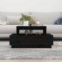 Mesa de centro madera maciza de pino negro 80x55x40,5 cm de vidaXL, Mesas de centro - Ref: Foro24-814518, Precio: 71,99 €, De...