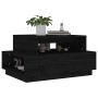 Mesa de centro madera maciza de pino negro 80x55x40,5 cm de vidaXL, Mesas de centro - Ref: Foro24-814518, Precio: 71,99 €, De...