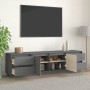 Mueble de TV madera maciza de pino gris 176x37x47,5 cm de vidaXL, Muebles TV - Ref: Foro24-814321, Precio: 236,19 €, Descuent...