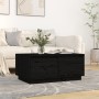 Mesa de centro de madera maciza de pino negro 80x50x35 cm de vidaXL, Mesas de centro - Ref: Foro24-814443, Precio: 79,33 €, D...