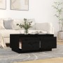 Mesa de centro de madera maciza de pino negro 80x50x35 cm de vidaXL, Mesas de centro - Ref: Foro24-814443, Precio: 79,33 €, D...