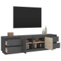 Mueble de TV madera maciza de pino gris 176x37x47,5 cm de vidaXL, Muebles TV - Ref: Foro24-814321, Precio: 236,19 €, Descuent...