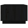 Mesa de centro de madera maciza de pino negro 80x50x35 cm de vidaXL, Mesas de centro - Ref: Foro24-814443, Precio: 79,33 €, D...