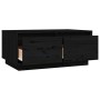 Mesa de centro de madera maciza de pino negro 80x50x35 cm de vidaXL, Mesas de centro - Ref: Foro24-814443, Precio: 79,33 €, D...