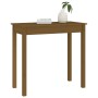 Honey brown solid pine wood console table 80x40x75 cm by vidaXL, Side tables - Ref: Foro24-814247, Price: 76,99 €, Discount: %