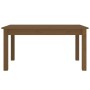 Solid honey brown pine wood coffee table 80x50x40 cm by vidaXL, Coffee table - Ref: Foro24-814282, Price: 66,03 €, Discount: %