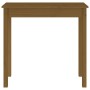 Honey brown solid pine wood console table 80x40x75 cm by vidaXL, Side tables - Ref: Foro24-814247, Price: 76,99 €, Discount: %