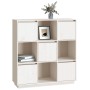 High sideboard in solid white pine wood 110.5x35x117 cm by vidaXL, Sideboards - Ref: Foro24-814370, Price: 134,79 €, Discount: %