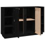 Aparador de madera maciza de pino negro 120x35x80 cm de vidaXL, Aparadores - Ref: Foro24-814503, Precio: 191,99 €, Descuento: %