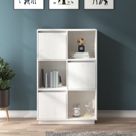 Tall sideboard in solid white pine wood 74x35x117 cm by vidaXL, Sideboards - Ref: Foro24-814365, Price: 95,69 €, Discount: %