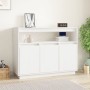 Solid white pine wood sideboard 104.5x34x80 cm by vidaXL, Sideboards - Ref: Foro24-814390, Price: 174,88 €, Discount: %