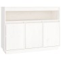 Aparador de madera maciza de pino blanco 104,5x34x80 cm de vidaXL, Aparadores - Ref: Foro24-814390, Precio: 156,05 €, Descuen...