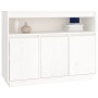 Solid white pine wood sideboard 104.5x34x80 cm by vidaXL, Sideboards - Ref: Foro24-814390, Price: 174,88 €, Discount: %