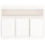 Solid white pine wood sideboard 104.5x34x80 cm by vidaXL, Sideboards - Ref: Foro24-814390, Price: 174,88 €, Discount: %