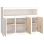 Solid white pine wood sideboard 104.5x34x80 cm by vidaXL, Sideboards - Ref: Foro24-814390, Price: 174,88 €, Discount: %