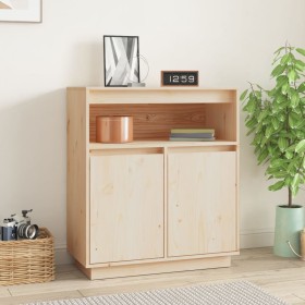 Solid pine wood sideboard 70x34x80 cm by vidaXL, Sideboards - Ref: Foro24-814384, Price: 116,99 €, Discount: %