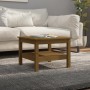 Solid pine honey brown coffee table 55x55x40 cm by vidaXL, Coffee table - Ref: Foro24-814272, Price: 74,99 €, Discount: %