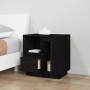 Bedside tables 2 pcs solid black pine wood 50x34x50 cm by vidaXL, Nightstands - Ref: Foro24-814488, Price: 101,71 €, Discount: %