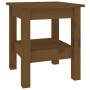 Mesa de centro madera maciza de pino marrón miel 35x35x40 cm de vidaXL, Mesas de centro - Ref: Foro24-814262, Precio: 32,71 €...