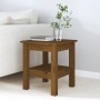 Mesa de centro madera maciza de pino marrón miel 35x35x40 cm de vidaXL, Mesas de centro - Ref: Foro24-814262, Precio: 32,71 €...