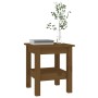 Mesa de centro madera maciza de pino marrón miel 35x35x40 cm de vidaXL, Mesas de centro - Ref: Foro24-814262, Precio: 32,71 €...