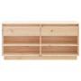 Mueble zapatero de madera maciza de pino 110x34x52 cm de vidaXL, Zapateros y organizadores de calzado - Ref: Foro24-814444, P...