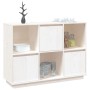 Solid white pine wood sideboard 110.5x35x80 cm by vidaXL, Sideboards - Ref: Foro24-814355, Price: 133,17 €, Discount: %