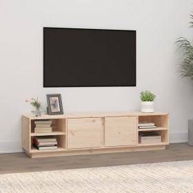 Solid pine wood TV cabinet 156x40x40 cm by vidaXL, TV Furniture - Ref: Foro24-814454, Price: 122,33 €, Discount: %