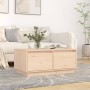 Solid pine wood coffee table 80x50x35 cm by vidaXL, Coffee table - Ref: Foro24-814439, Price: 66,83 €, Discount: %