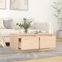 Solid pine wood coffee table 80x50x35 cm by vidaXL, Coffee table - Ref: Foro24-814439, Price: 66,83 €, Discount: %