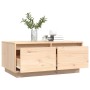 Solid pine wood coffee table 80x50x35 cm by vidaXL, Coffee table - Ref: Foro24-814439, Price: 66,83 €, Discount: %