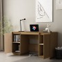 Honey brown solid pine wood desk 140x50x75 cm by vidaXL, Desks - Ref: Foro24-814327, Price: 117,36 €, Discount: %